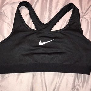Kids Black Nike Sports Bra